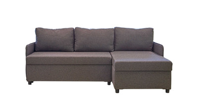 Диван угловой Юни с подлокотниками (ткань Solid-CH 017)
